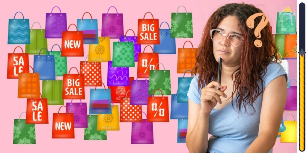 Gioco di osservazione: Metti alla prova la tua attenzione e rapidità! Trova l'intruso nascosto tra le borse della spesa in meno di 9 secondi – Sei abbastanza veloce per questa sfida visiva stimolante?