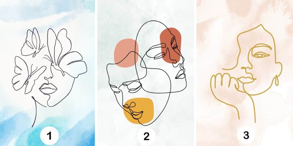 Test della personalità: Quale dei 3 volti nell'immagine sei tu? Scopri il riflesso della tua identità!