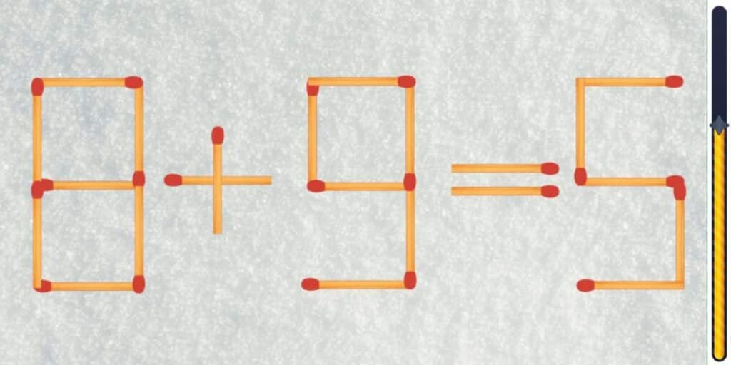 Sfida di logica: Metti alla prova il tuo QI scattante spostando solo 1 delle corrispondenze in meno di 10 secondi!