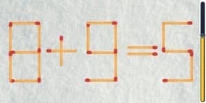 Sfida di logica: Metti alla prova il tuo QI scattante spostando solo 1 delle corrispondenze in meno di 10 secondi!