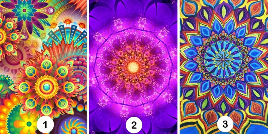 Test della personalità: Quale dei 3 mandala rivela il segreto delle tue emozioni? Scoprilo ora!