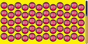 Gioco di osservazione: sei più acuto di un detective? Scopri l'unico numero intruso nascosto tra i 745 in meno di 6 secondi!