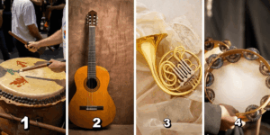 Test della personalità: Suona la tua sinfonia interiore! Scegli uno dei 4 strumenti nell’immagine e scopri qual è la melodia della tua anima.