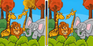 Sfida visiva: riesci a scovare le 5 differenze nascoste tra queste due immagini di animali selvaggi?