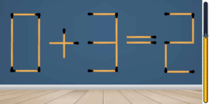 Sfida matematica: Metti alla prova il tuo QI spostando solo 1 delle corrispondenze in meno di 5 secondi!