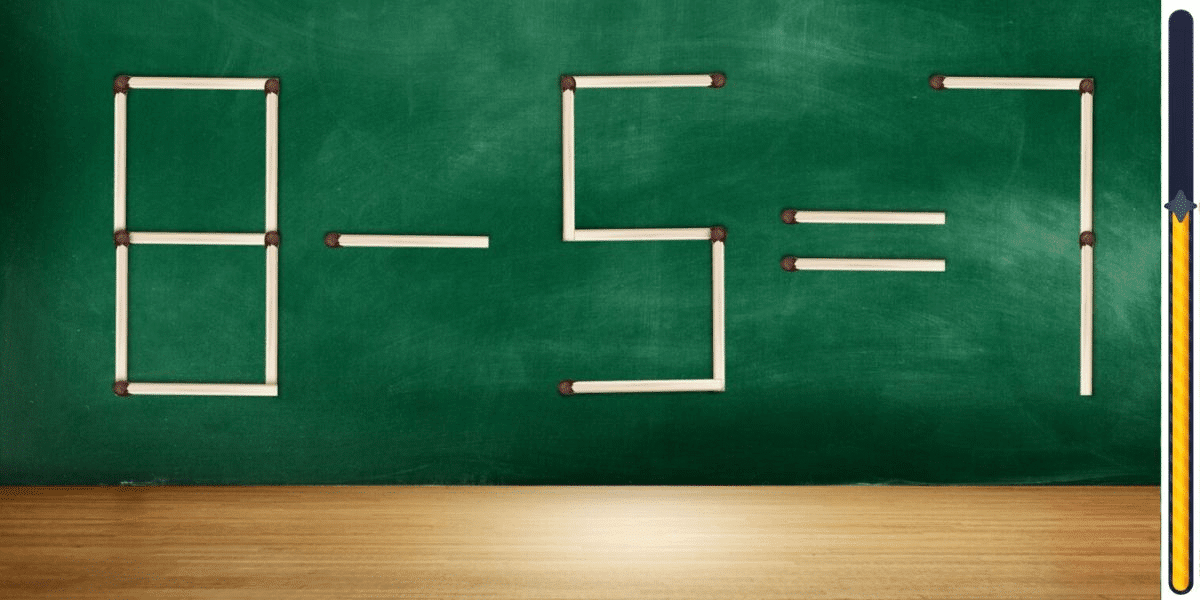 Sfida di logica: metti alla prova il tuo QI eliminando solo 2 fiammiferi e risolvendoli in meno di 5 secondi!